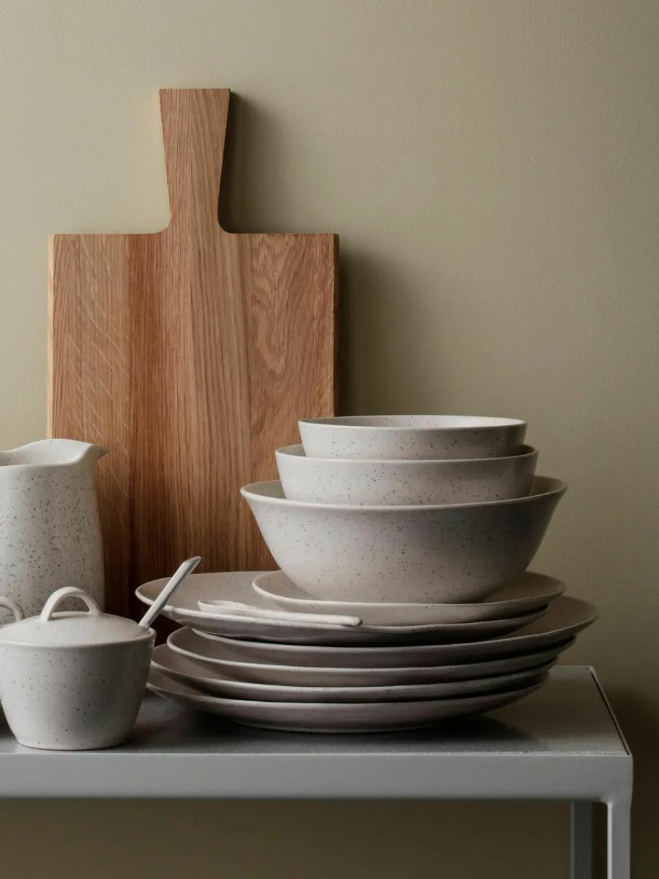 Handgemaakte kommen Nordic Vanilla, 4 stuks^Broste Copenhagen Outlet