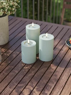 Handgemaakte LED kaars Real Flame, H 15 cm^Westwing Outlet