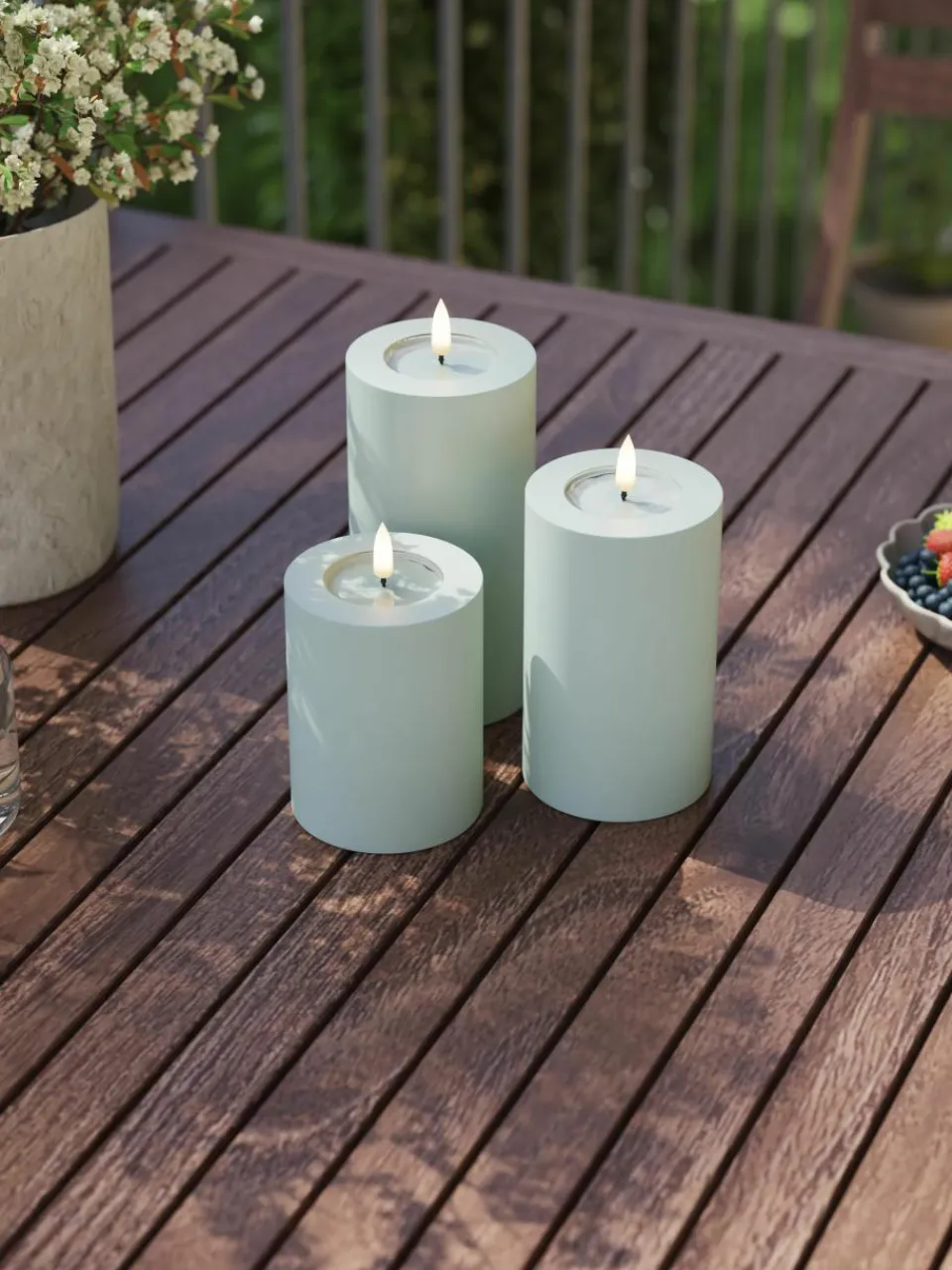 Handgemaakte LED kaars Real Flame, H 15 cm^Westwing Outlet