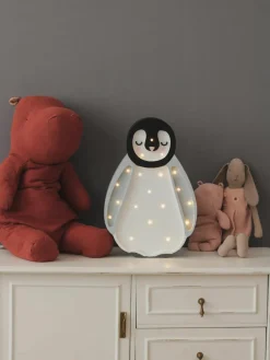 Handgemaakte LED-kinderlamp Baby Penguin met timerfunctie en afstandsbediening, dimbaar^Little Lights New