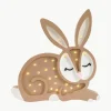 Handgemaakte LED-kinderlamp Bunny met timerfunctie en afstandsbediening, dimbaar^Little Lights Outlet