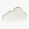 Handgemaakte LED-kinderlamp Cloud met timerfunctie en afstandsbediening, dimbaar^Little Lights Outlet