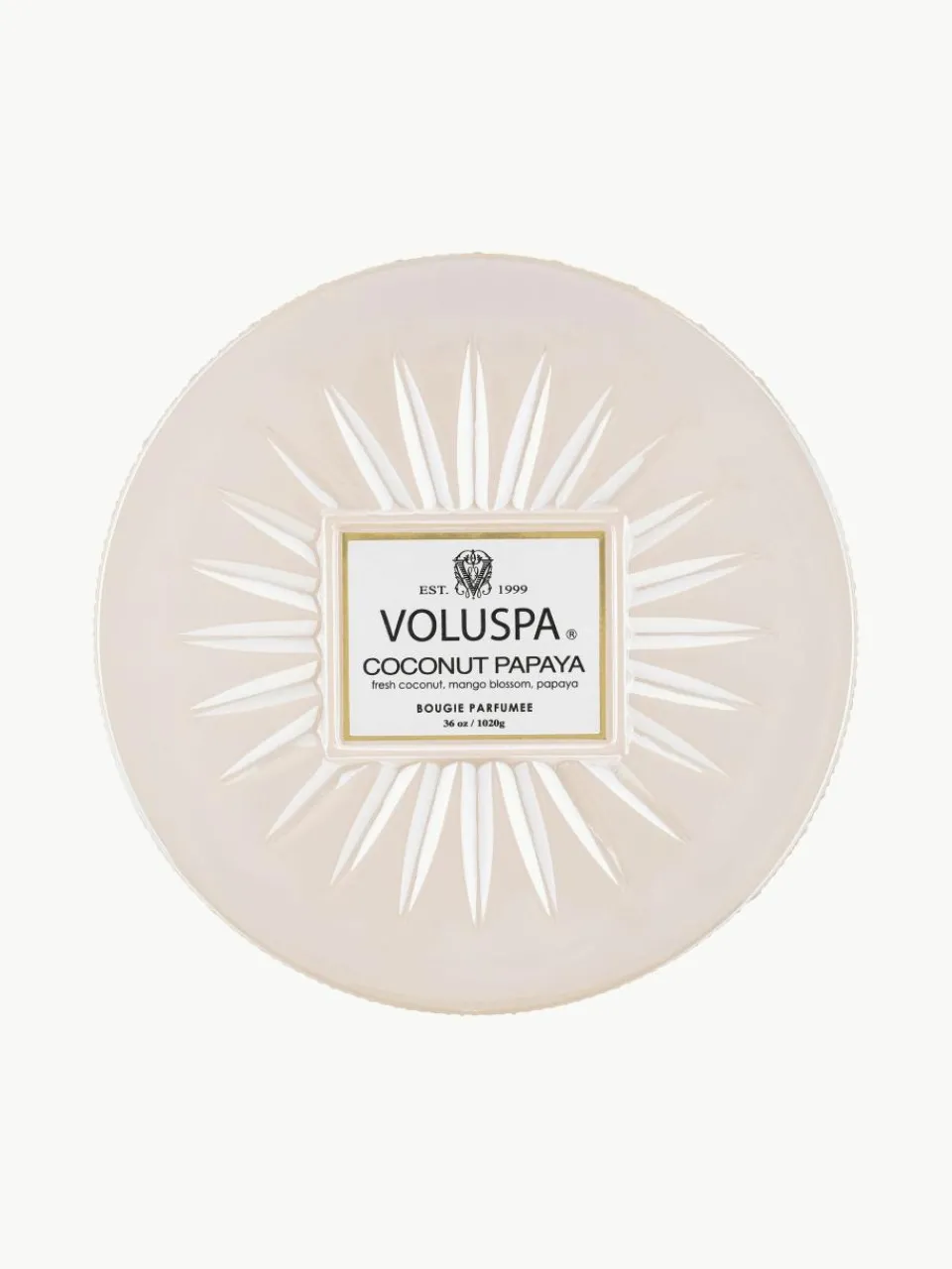 Handgemaakte 3-lonts geurkaars Bougie Parfumee (kokosnoot, mangobloesem & papaja)^Voluspa Fashion