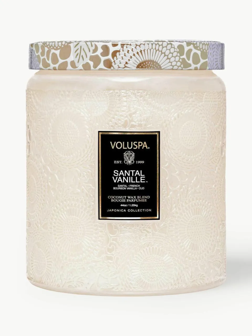 Handgemaakte 2-lonts geurkaars Japonica Collection (santal, bourbon vanilla & oud)^Voluspa New