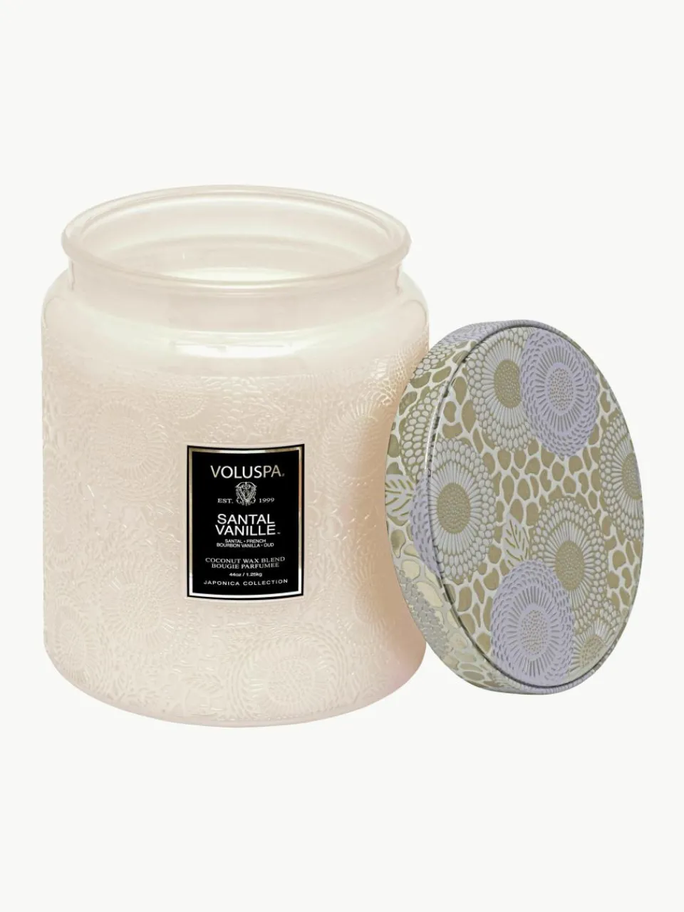 Handgemaakte 2-lonts geurkaars Japonica Collection (santal, bourbon vanilla & oud)^Voluspa New