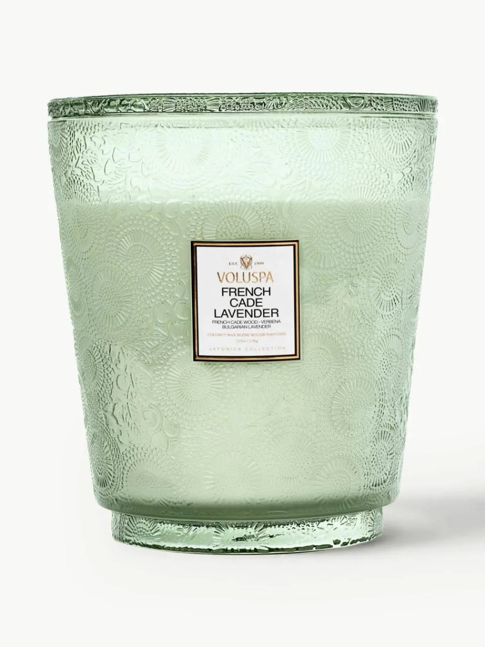 Handgemaakte 5-lonts geurkaars Japonica Collection (cade hout, verbena & lavendel)^Voluspa Online