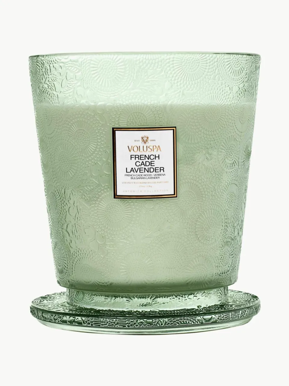 Handgemaakte 5-lonts geurkaars Japonica Collection (cade hout, verbena & lavendel)^Voluspa Online