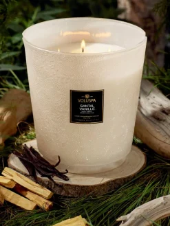 Handgemaakte 5-lonts geurkaars Japonica Collection (amberhars, sandelhout, cederhout & vanille orchidee)^Voluspa Fashion
