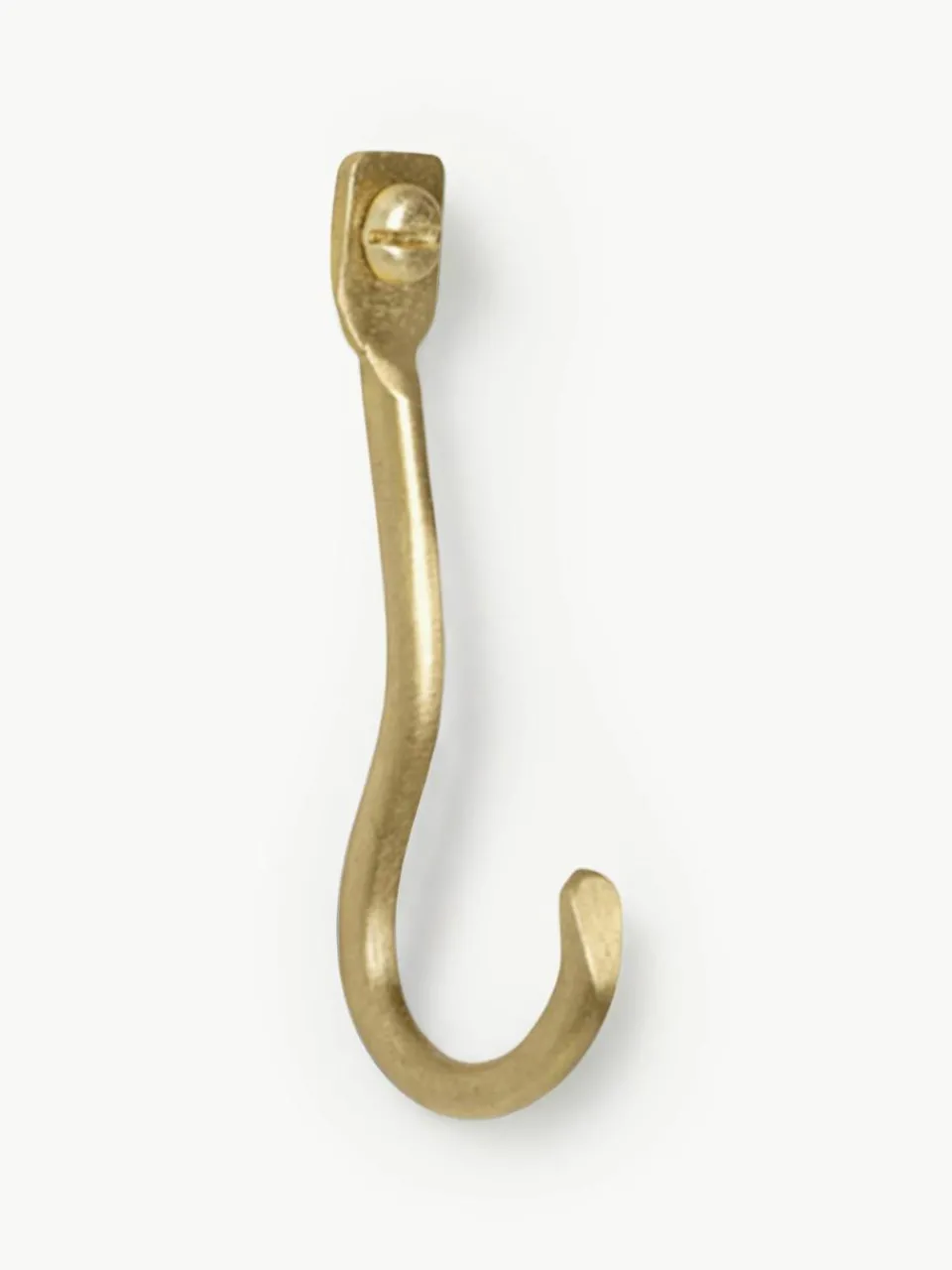 Handgemaakte messing wandhaken Curvature, 3 stuks^ferm LIVING Clearance