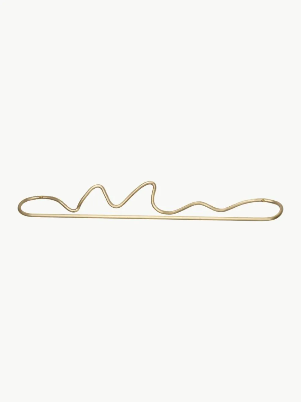 Handgemaakte metalen wandhanddoekhouder Curvature^ferm LIVING Fashion