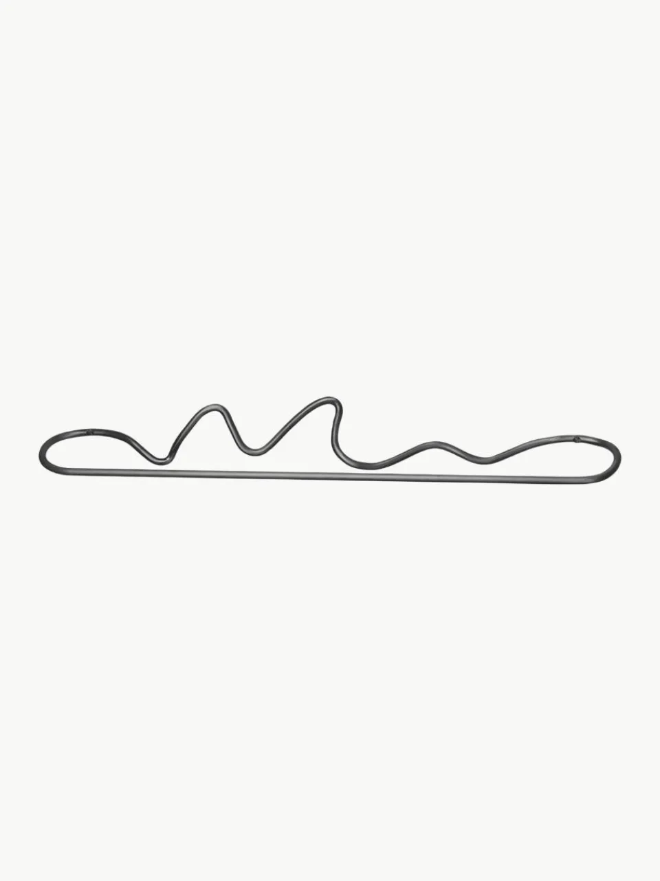 Handgemaakte metalen wandhanddoekhouder Curvature^ferm LIVING Discount