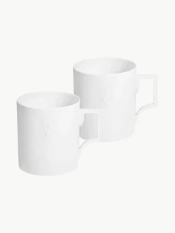 Handgemaakte mokken Berlin van porselein, 2 stuks^Meissen Discount