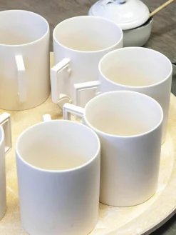 Handgemaakte mokken Berlin van porselein, 2 stuks^Meissen Discount