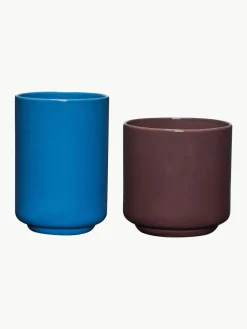 Handgemaakte multifunctionele containers Deux Pots, 2-delig^Hübsch Fashion