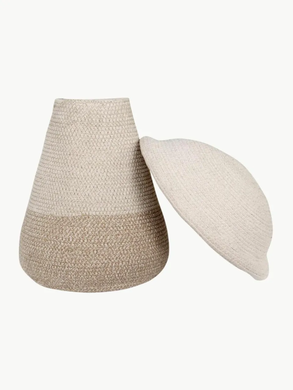 Handgemaakte opbergmand Mushroom met deksel, H 38 cm^Lorena Canals Outlet