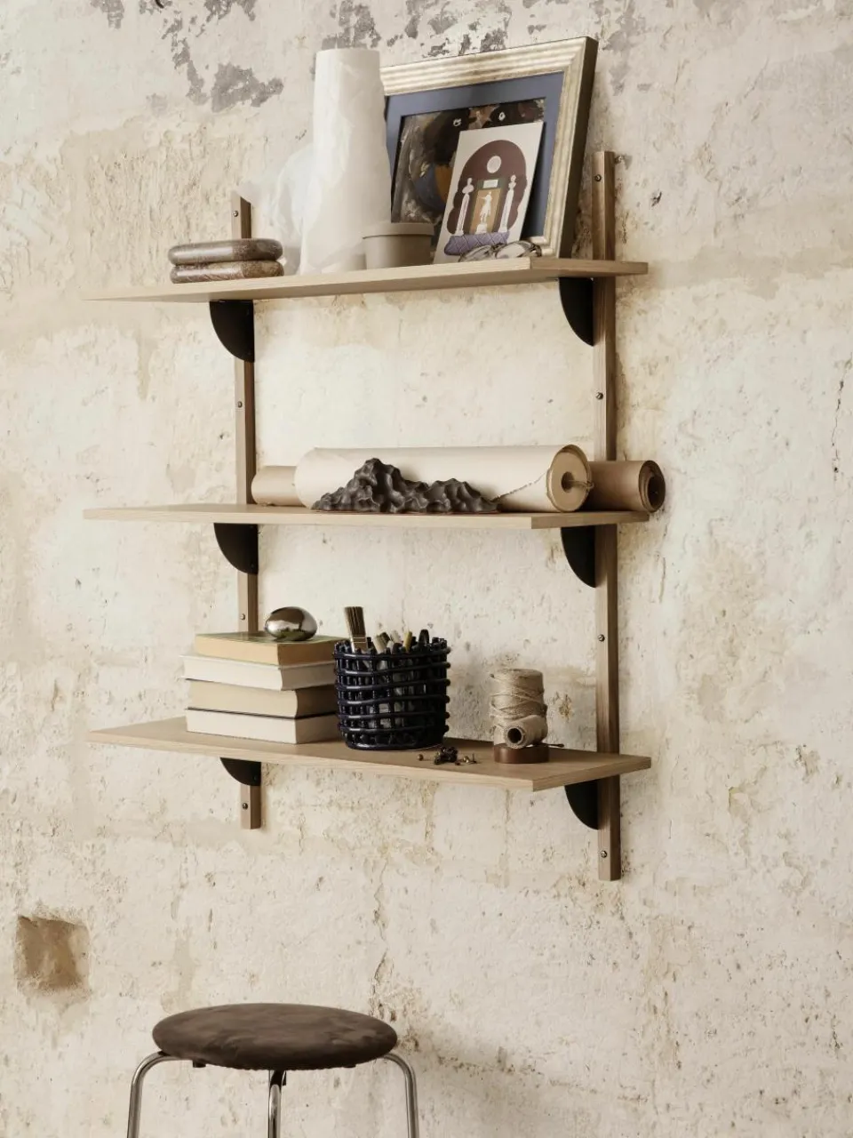 Handgemaakte opbergmand Nalan van keramiek, H 15 cm^ferm LIVING Online