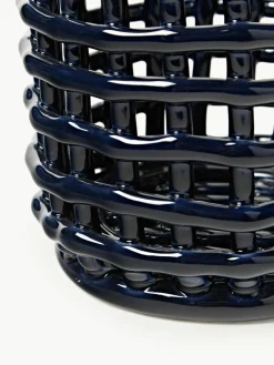 Handgemaakte opbergmand Nalan van keramiek, H 15 cm^ferm LIVING Online
