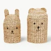 Handgemaakte opbergmanden Bear & Rabbit met deksel, set van 2^Oyoy Living Design Outlet