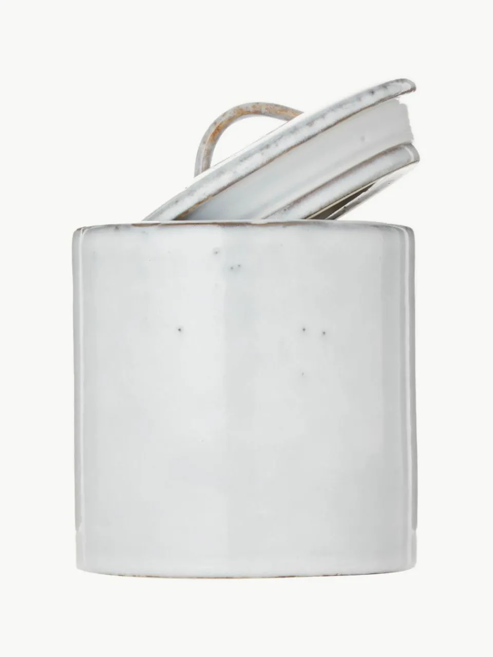 Handgemaakte opbergpot Nordic Sand^Broste Copenhagen Outlet