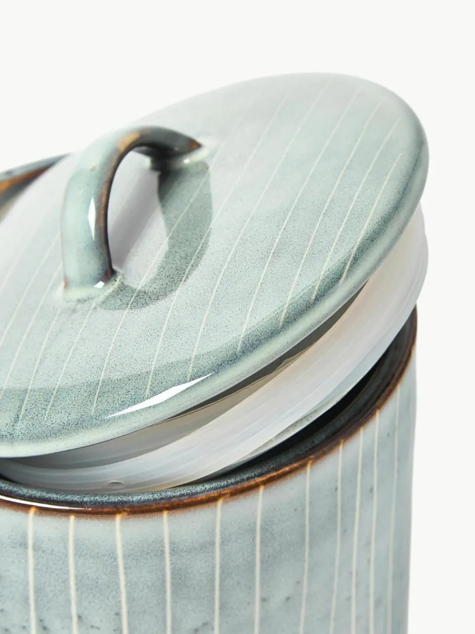 Handgemaakte opbergpot Nordic Sea^Broste Copenhagen Discount