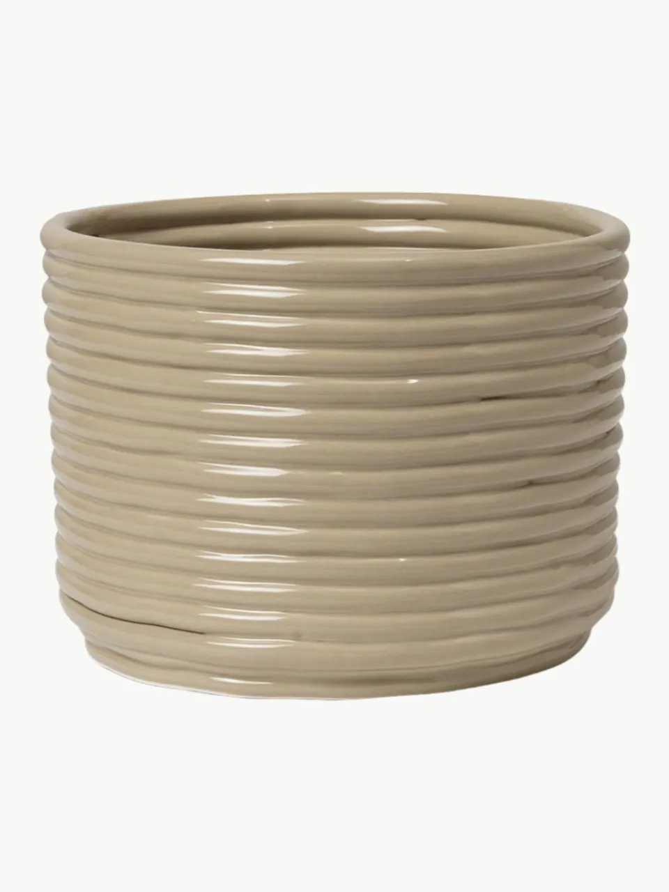 Handgemaakte plantenpot Corduroy^ferm LIVING Outlet