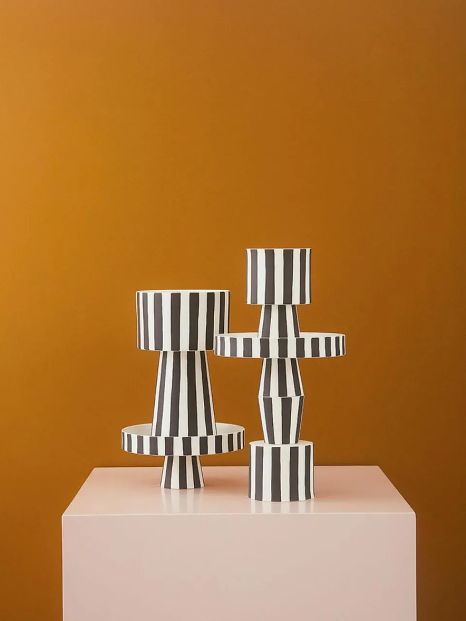 Handgemaakte plantenpot Toppu van keramiek, H 15 cm^Oyoy Living Design Best