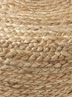 Handgemaakte poef Bono van jute^Westwing Collection Discount
