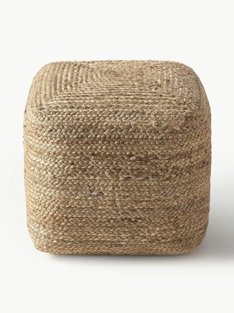 Handgemaakte poef Bono van jute^Westwing Collection Outlet