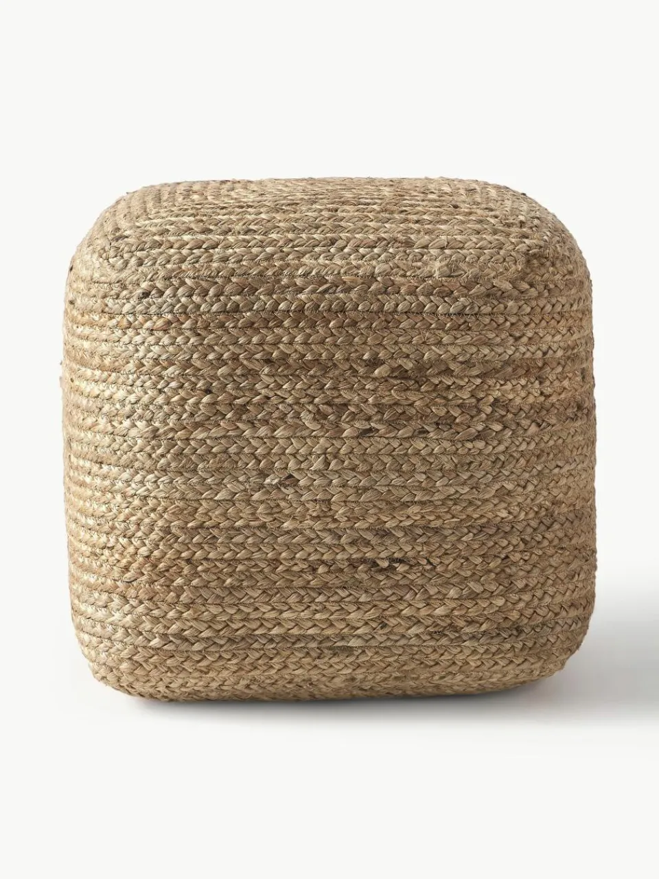 Handgemaakte poef Bono van jute^Westwing Collection Outlet