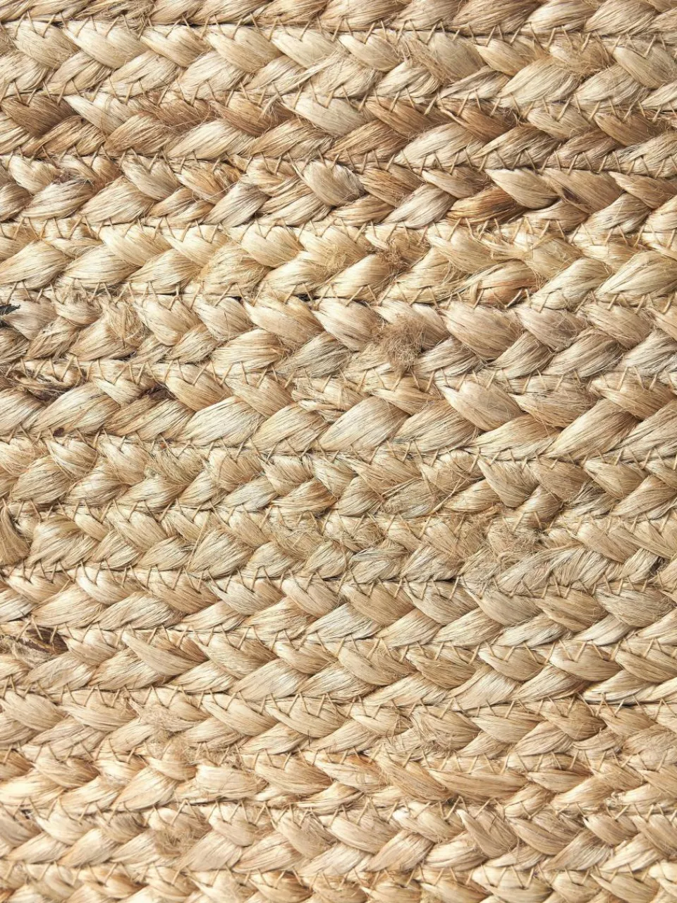 Handgemaakte poef Bono van jute^Westwing Collection Outlet