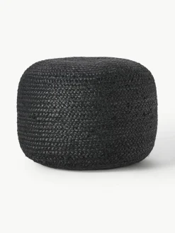 Handgemaakte poef Bono van jute^Westwing Collection Outlet