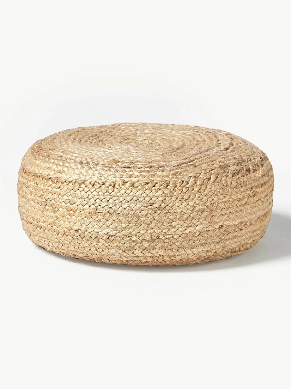 Handgemaakte poef Bono van jute^Westwing Collection Discount