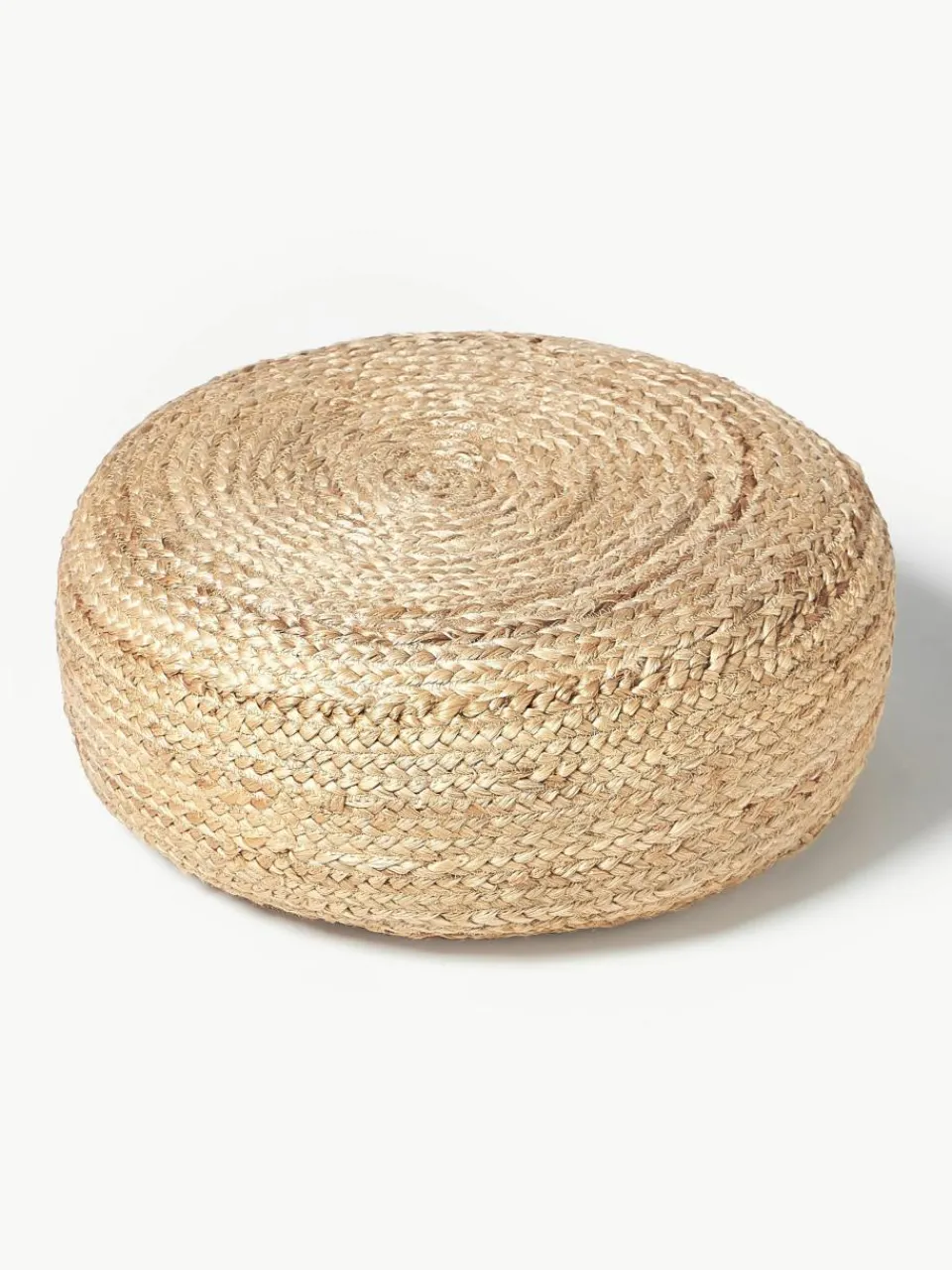 Handgemaakte poef Bono van jute^Westwing Collection Discount