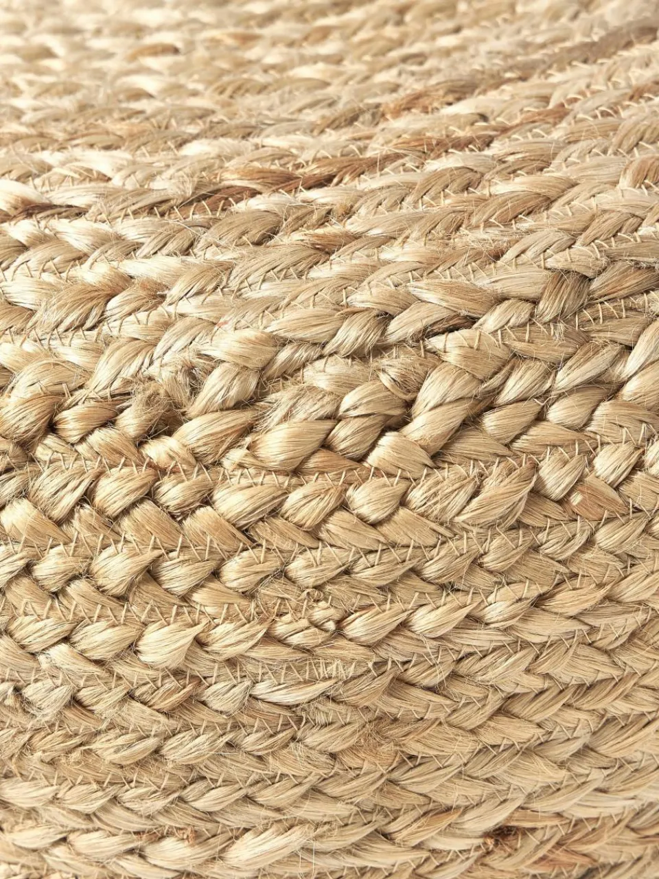 Handgemaakte poef Bono van jute^Westwing Collection Discount