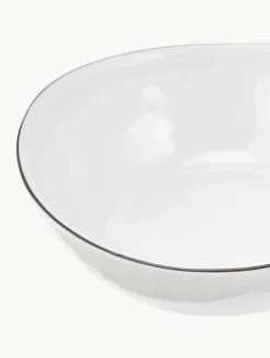 Handgemaakte porseleinen schalen Salt, Ø 17 cm, 4 stuks^Broste Copenhagen Sale