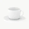 Handgemaakte porseleinen espressokopjes Vitruv met schoteltjes, 2 stuks^Meissen Best
