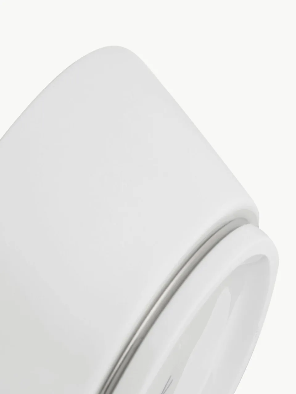 Handgemaakte schalen Vitruv van porselein met handbeschilderde platina rand, 2 stuks^Meissen Outlet