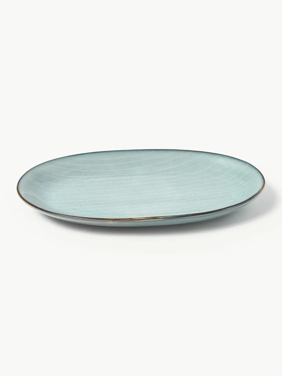 Handgemaakte serveerplateau Nordic Sea, L 30 cm^Broste Copenhagen Hot