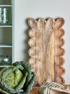 Handgemaakte serveerplateau Kallo van mangohout^Bloomingville Sale