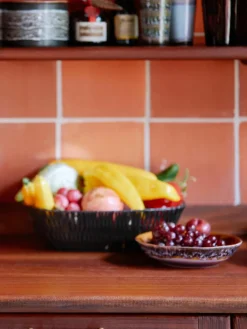 Handgemaakte soepborden 70's van keramiek, 2 stuks^HKLIVING Best