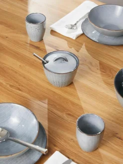 Handgemaakte suikerpot Nordic Sea^Broste Copenhagen Clearance