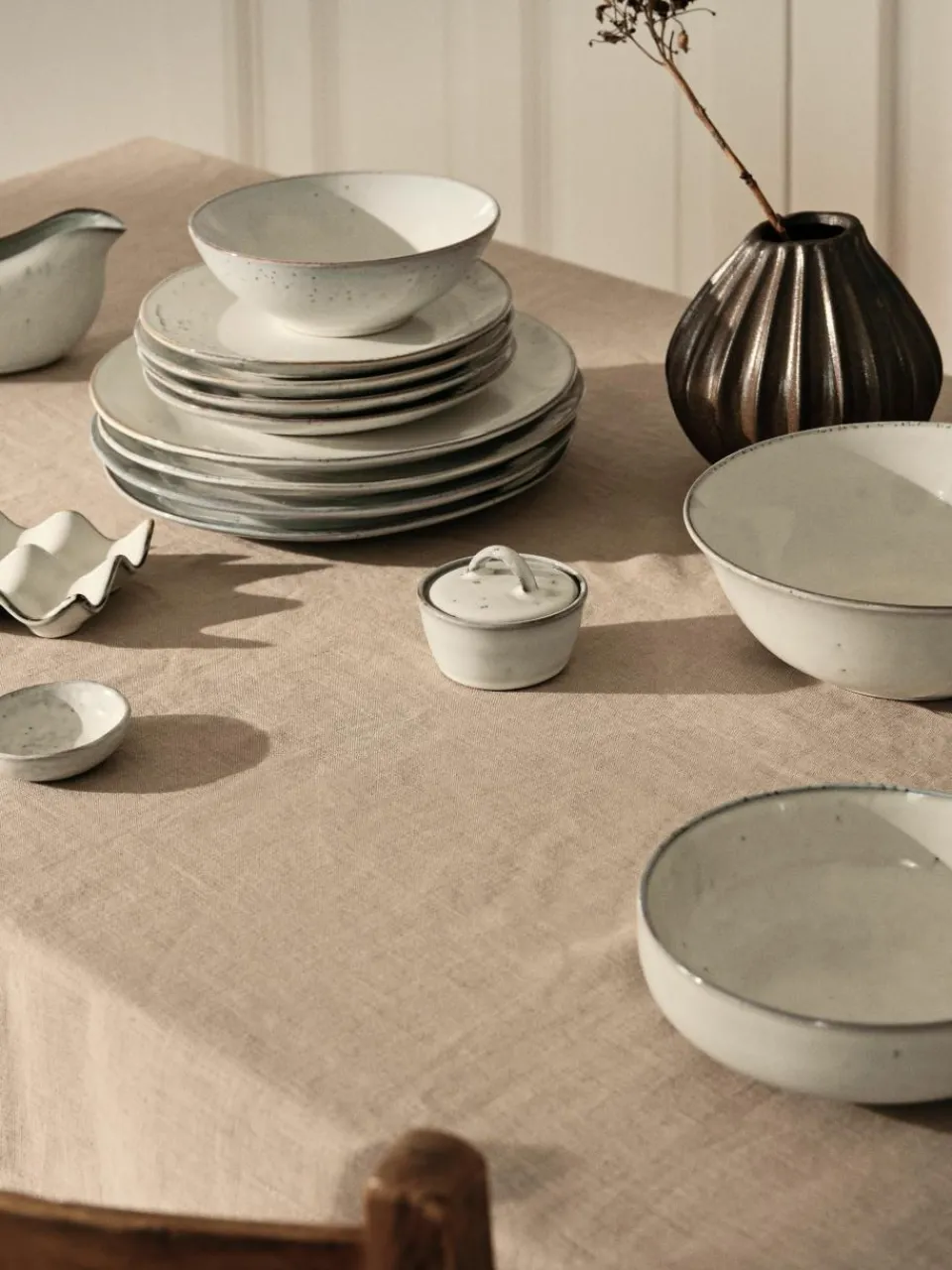 Handgemaakte suikerpot Nordic Sand^Broste Copenhagen Fashion
