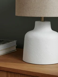Handgemaakte tafellamp Ike betonnen voet^Westwing Collection Discount