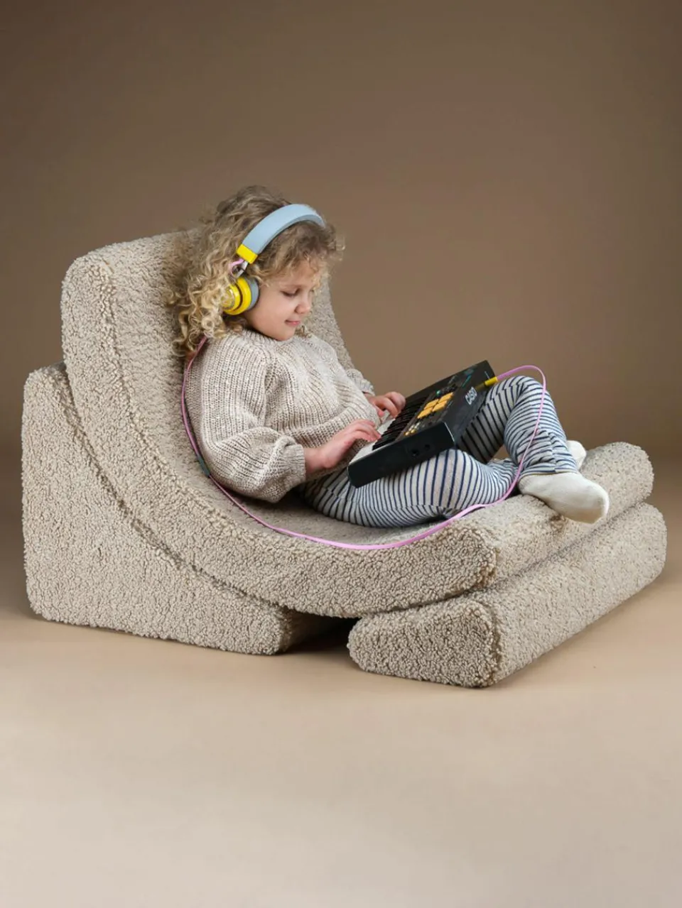 Handgemaakte teddy kinderstoel Moon^Wigiwama Online
