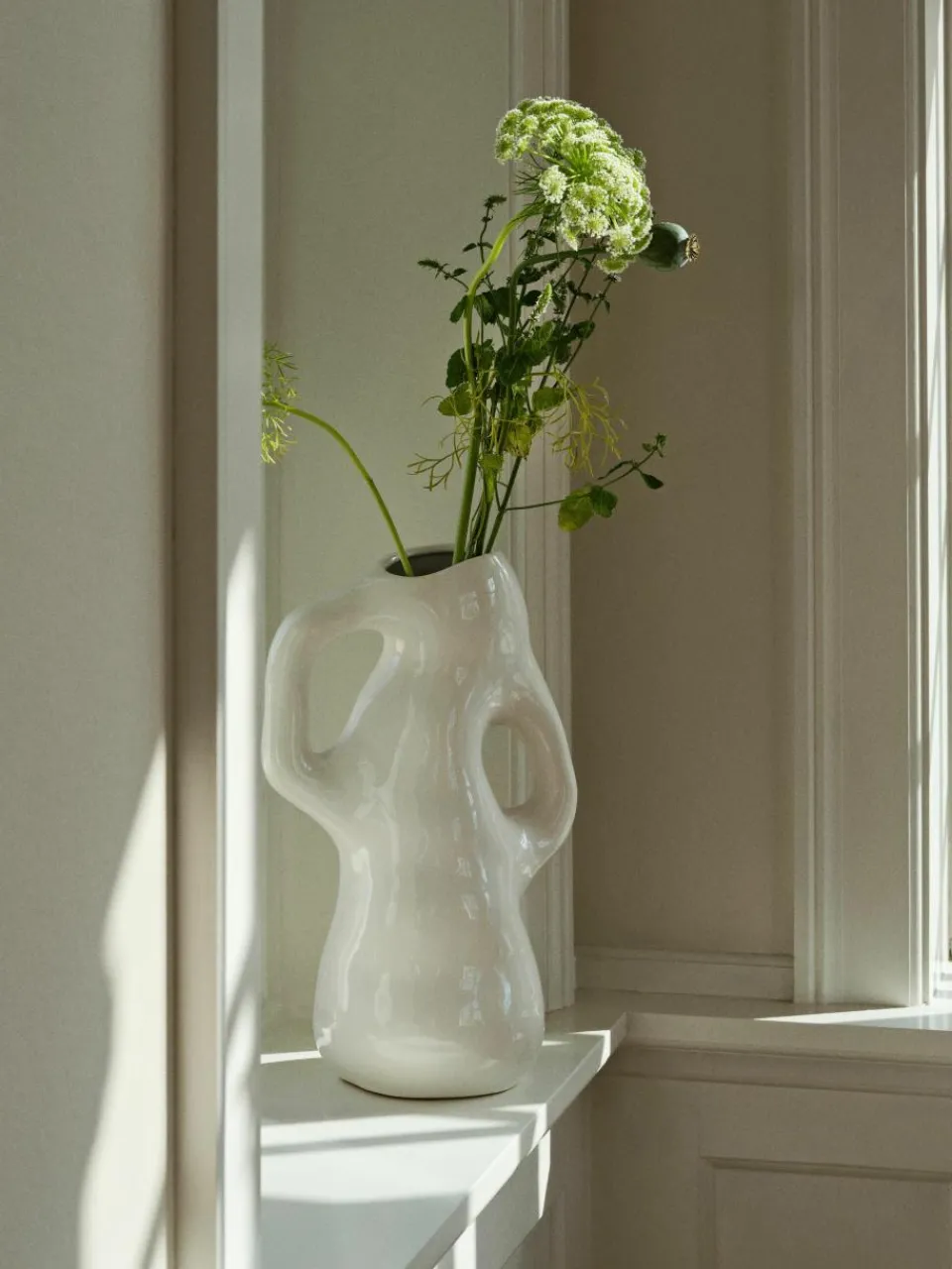 Handgemaakte vaas Isolde, H 35 cm^Broste Copenhagen Outlet