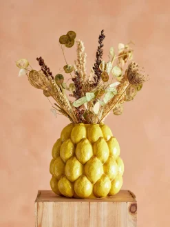 Handgemaakte vaas Limone, H 22 cm^Bloomingville Hot
