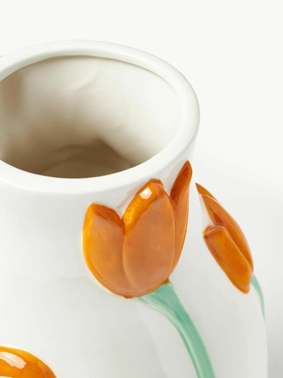 Handgemaakte vaas Tulip, H 22 cm^&k Amsterdam Clearance