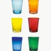 Handgemaakte waterglazen Confezione, set van 6^zafferano Clearance