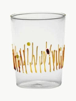 Handgemaakte waterglazen Quattro, set van 4^zafferano Outlet