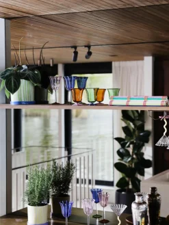 Handgemaakte waterglazen Eve van borosilicaatglas, 2 stuks^&k Amsterdam Fashion